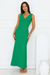 Diamond Delights Maxi Dress Green