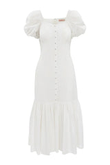 Liberty Dress in White Eyelet
