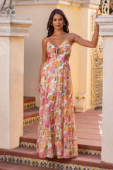 Beachfront Proposal Halter Maxi Dress Orange