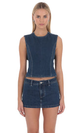 Kalyth Denim Skort