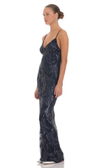 Gabriella Sequin Maxi Dress
