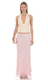 Makayla Embellished Maxi Skirt