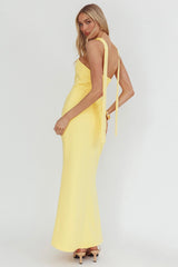 Selora Strapless Ruffle Maxi Dress Butter