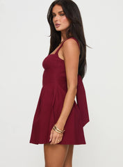 Xanthus Mini Dress Red