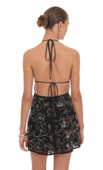 Simone Embellished Mini Dress