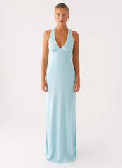 Desi Halterneck Maxi Dress - Mint
