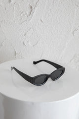Janis Cat-eye Acetate Sunglasses Black