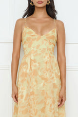 Fresh Nectar Midi Dress Yellow