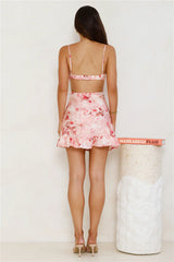 Floral Fun Mini Dress Pink