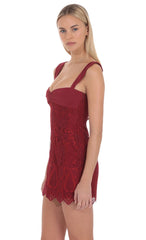 Serena Lace Mini Dress