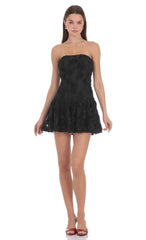 Rosette Mini Dress
