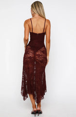 Darling Girl Midi Dress Port