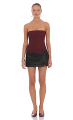 Daniella Corset Top in Red