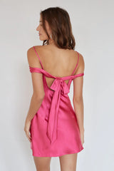 Alira Satin Mini Dress