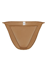 Soft Mesh String Bikini in Almond