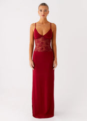 Envy Maxi Dress - Maroon