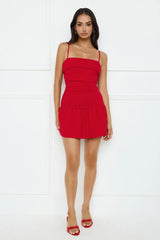 French Girl Standard Mini Dress Red