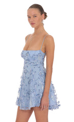 Helena Embellished Mini Dress