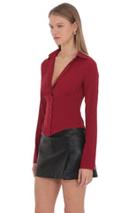 Evelyn Top in Red