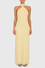 Cornsil Yellow Maxi Dress