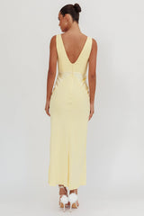 Soul Fire V-Neck Maxi Dress Butter