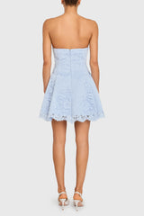 Romilly Mini Dress Powder Blue