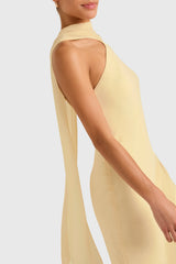 Cornsil Yellow Maxi Dress