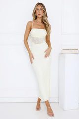 Sunbeam Dreams Lace Maxi Dress Yellow