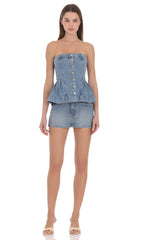 Isabel Denim Top