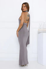 Main Sight Maxi Dress Charcoal